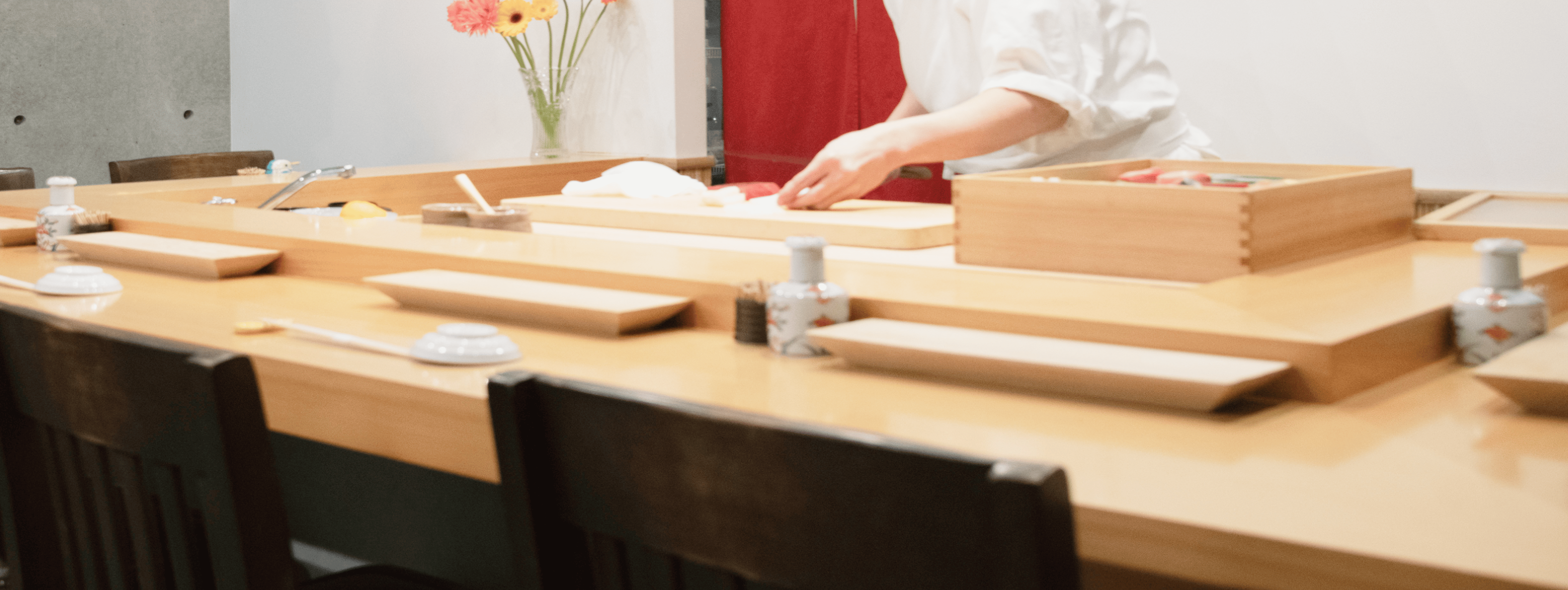 すし大泉の店内